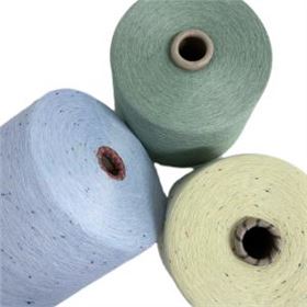 黃藍(lán)綠32支棉點(diǎn)滌紗