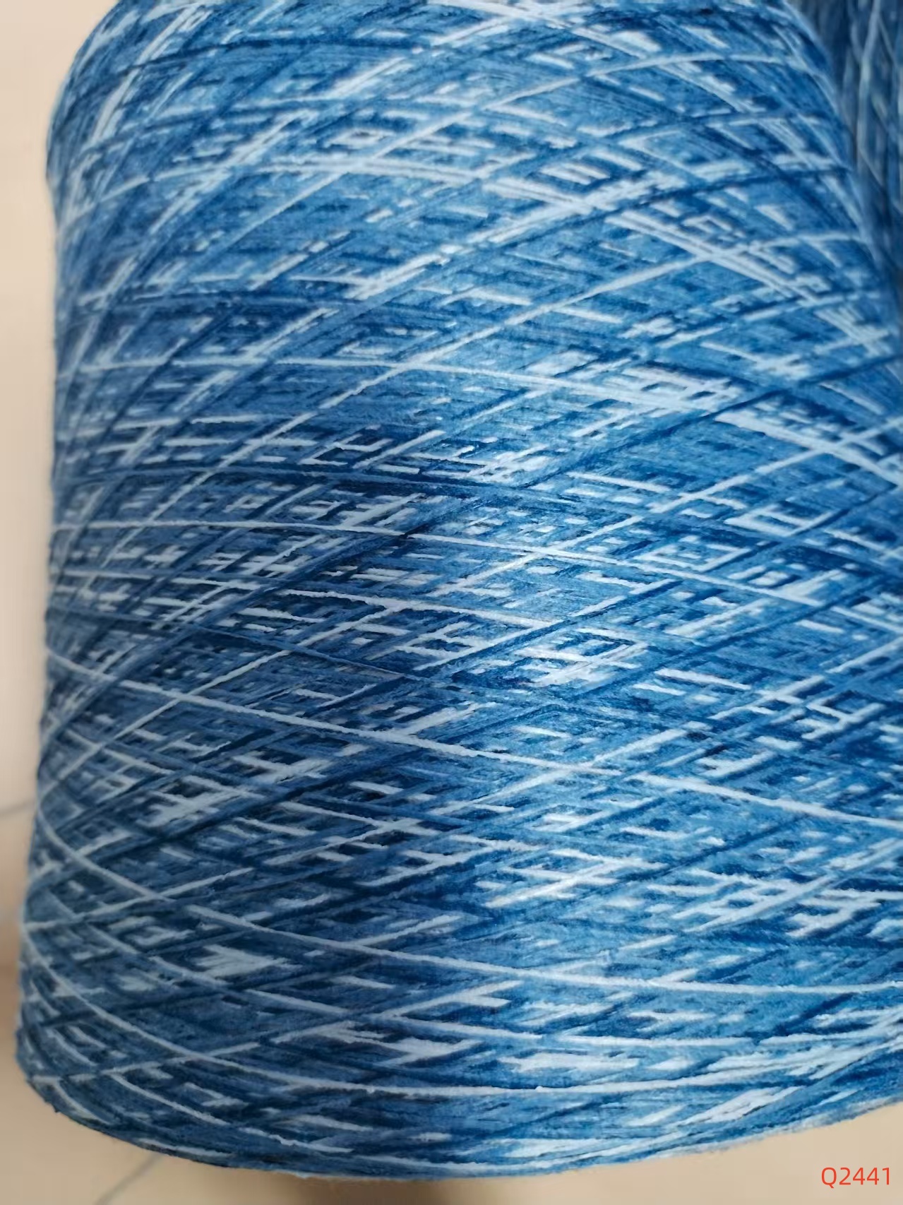 450D藍白段染紗Q2441 450D藍白段染紗Q2441
