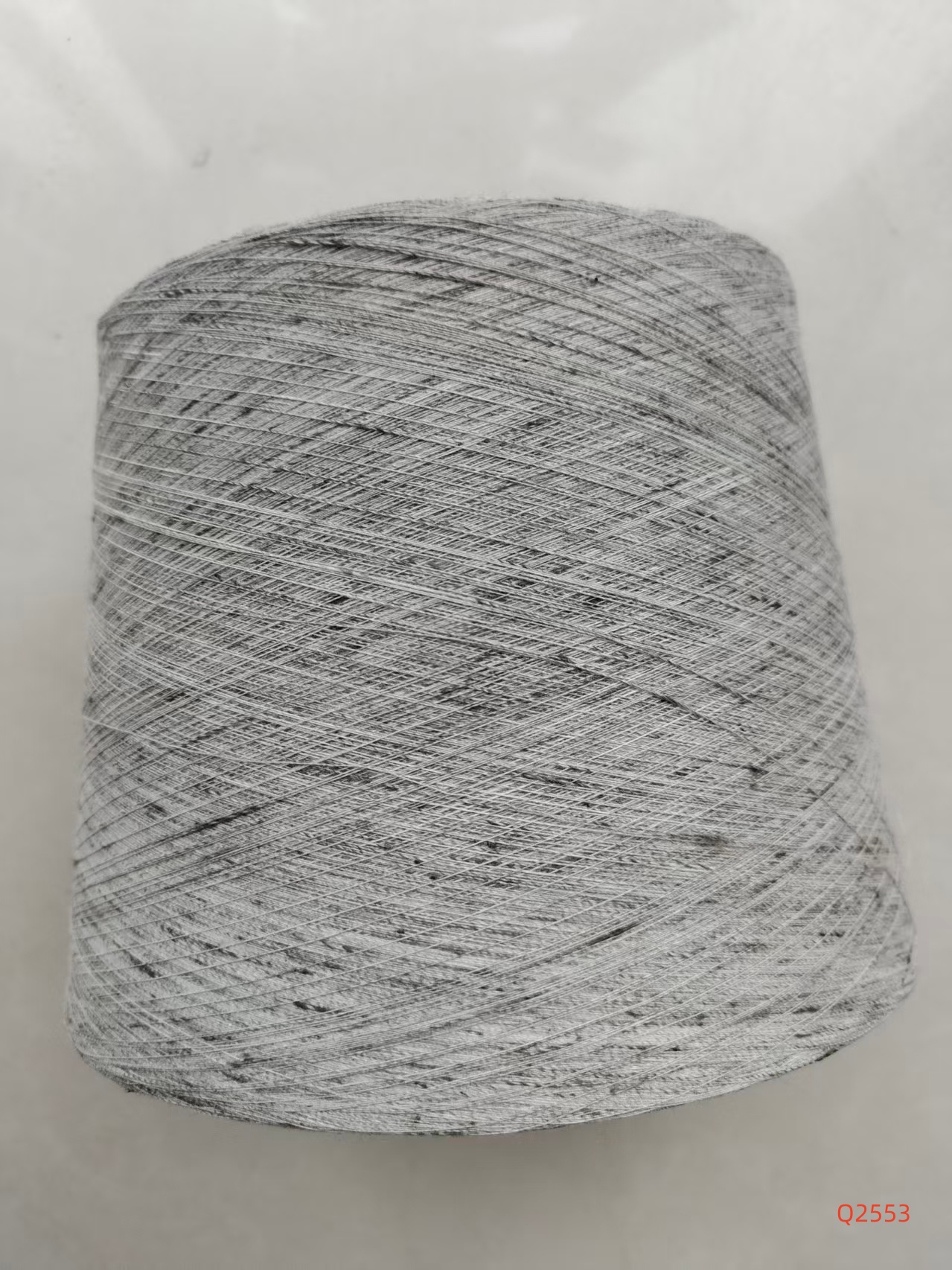 白黑全棉21支Q2553段彩紗 白黑全棉21支Q2553段彩紗