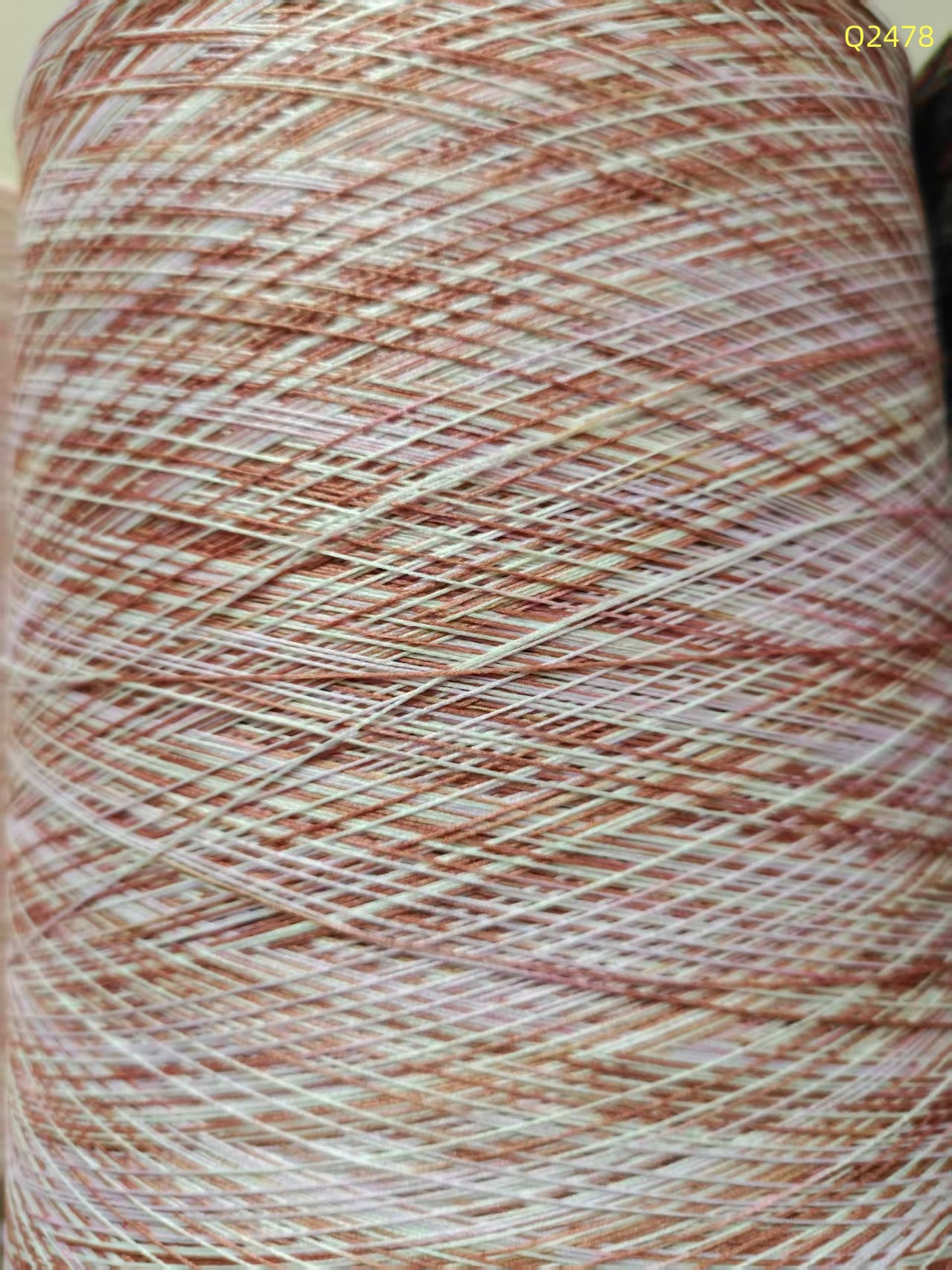 300D牛奶絲段染紗Q2478